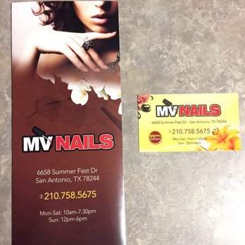 M V nails - Pamphlet at the reception desk- 12/15/2016 - Nail Salons Near Me - San Antonio, Texas M V nails - Pamphlet at the reception desk- 12/15/2016 - Nail Salons Near Me - San Antonio, Texas