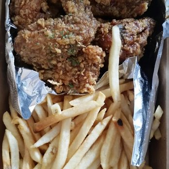 Crunchicken - half chicken teriyaki flavor $9.29 combo $2.49 - Korean Near Me - Cypress, California