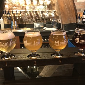 Monkless Belgian Ales - Flight - Belgian Near Me - Bend, Oregon Monkless Belgian Ales - Flight - Belgian Near Me - Bend, Oregon
