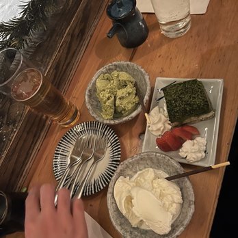 Gen - matcha Green Tea Tiramisu & ice cream - Japanese Near Me - Brooklyn, New York
