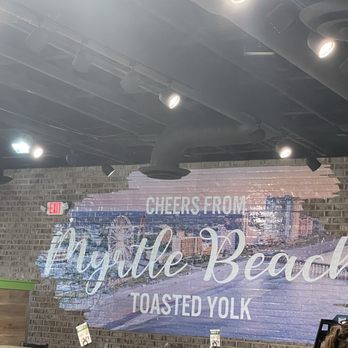 The Toasted Yolk Cafe - Photo op! - Breakfast & Brunch Near Me - Myrtle Beach, South Carolina