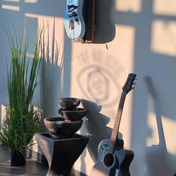 The Holistic Connection - Zen interior, custom guitars