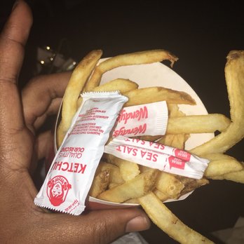 Wendy's - a plate of french fries and ketchup - Fast Food Near Me - Hinesville, Georgia