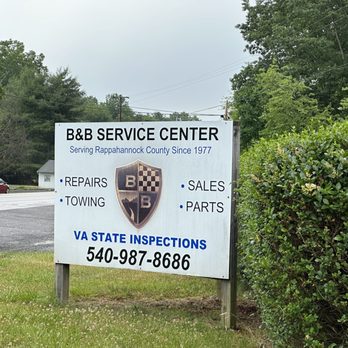 B&B Service Center - Auto Parts & Supplies Near Me - Sperryville, Virginia B&B Service Center - Auto Parts & Supplies Near Me - Sperryville, Virginia
