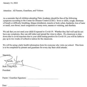 Palm Academy - Covid protocol - Preschools Near Me - Fremont, California Palm Academy - Covid protocol - Preschools Near Me - Fremont, California