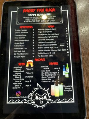 Menu photo 2 Angry Fish Sushi San Leandro, CA