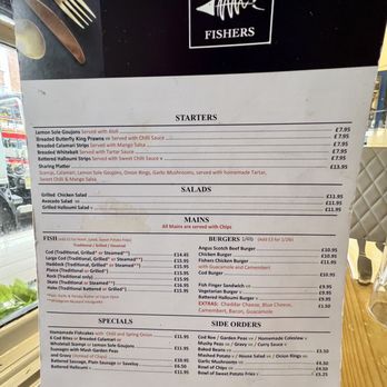 Fisher's - Fish & Chips Near Me - London, XGL Fisher's - Fish & Chips Near Me - London, XGL