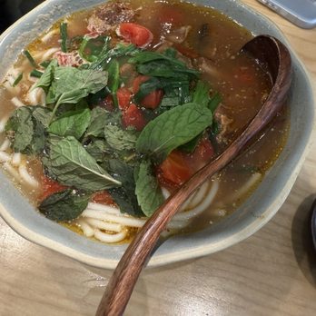 Jun Bistro - Braised Angus Beef Rice Noodlee. Nice flavor, tender beef. - Chinese Near Me - Milpitas, California Jun Bistro - Braised Angus Beef Rice Noodlee. Nice flavor, tender beef. - Chinese Near Me - Milpitas, California