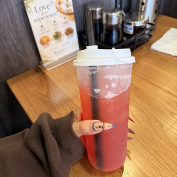 Juicy Dumpling Factory - Peach green tea - Chinese Near Me - Redondo Beach, California