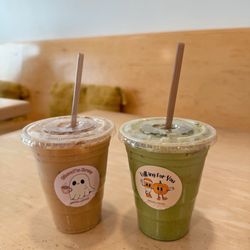 Brood Coffee - Oatmeal Cookie Latte & Oatmeal Cookie Matcha