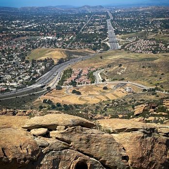 Hummingbird Trail - View from the top. - Hiking Near Me - Simi Valley, California