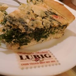 Cafe & Bäckerei Lubig - Spinach / Salmon 'cake'