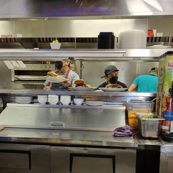 Studio Diner - View towards the kitchen service window - American Near Me - San Diego, California
