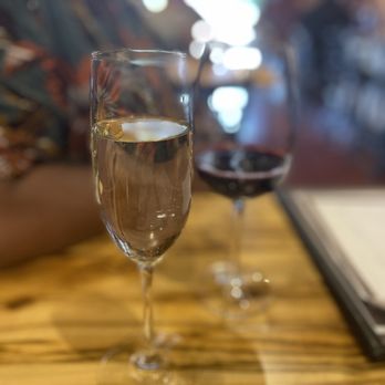 Franca’s Wine Room - two glasses of wine on a table - Wine Bars Near Me - Rome, New York