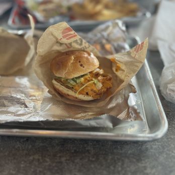 Savvy Sliders - Chicken - good and spicy, but couple bites max. - Fast Food Near Me - Dallas, Texas