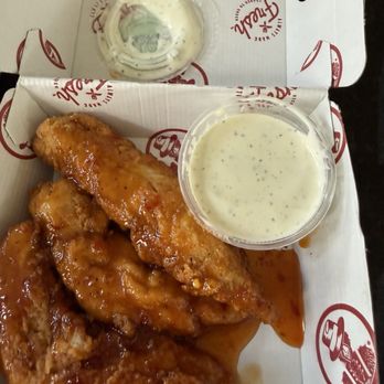 Slim Chickens - Fried tenders with sweet red chili sauce - Chicken Wings Near Me - Herriman, Utah