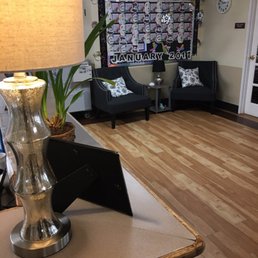 I loved the large nursing station & this cozy patio