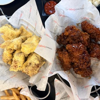 bb.q Chicken Northpark Irvine - Cheesling and soy garlic boneless - Korean Near Me - Irvine, California bb.q Chicken Northpark Irvine - Cheesling and soy garlic boneless - Korean Near Me - Irvine, California