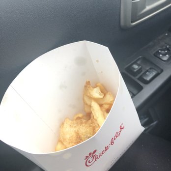 Chick-fil-A - Half order of supposed full order of fries - Fast Food Near Me - Ramsey, New Jersey