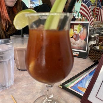 Rose's Sugar Shack Cafe - Bloody Mary (olives not pictured we had already ate them both) - American Near Me - San Clemente, California Rose's Sugar Shack Cafe - Bloody Mary (olives not pictured we had already ate them both) - American Near Me - San Clemente, California