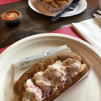 The Lobster Stop - Lobster Roll with a side of fried Fried Calamari - Seafood Near Me - Quincy, Massachusetts The Lobster Stop - Lobster Roll with a side of fried Fried Calamari - Seafood Near Me - Quincy, Massachusetts