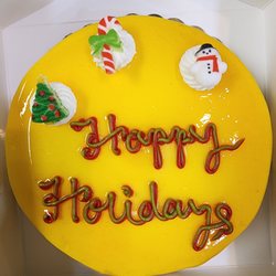 Hot Breads - Special Happy Holidays Cake