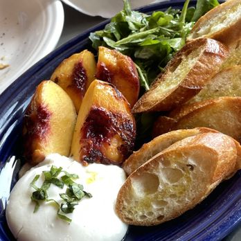Cafe Borrone - Peach burrata - Breakfast & Brunch Near Me - Menlo Park, California Cafe Borrone - Peach burrata - Breakfast & Brunch Near Me - Menlo Park, California