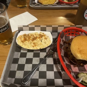 Durk's Bar.B.Q - Brisket Sandwich and Mac And Cheese - Barbeque Near Me - Providence, Rhode Island Durk's Bar.B.Q - Brisket Sandwich and Mac And Cheese - Barbeque Near Me - Providence, Rhode Island