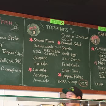 Poke N Roll - Menu - Japanese Near Me - Glendale, California