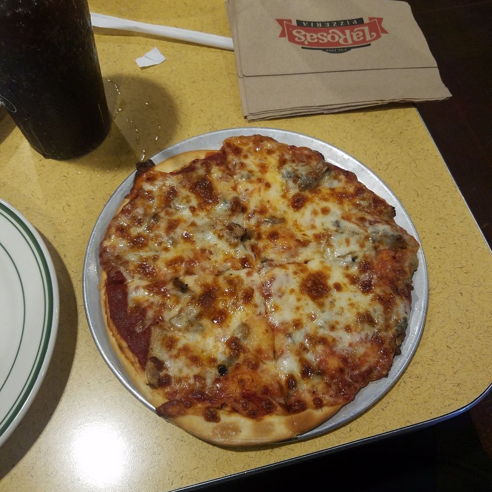 Free small one-item pizza for redeeming Reds tickets. Any time the team gets eleven strikeouts in a game, it's free pizza for everyone! Free small one-item pizza for redeeming Reds tickets. Any time the team gets eleven strikeouts in a game, it's free pizza for everyone!