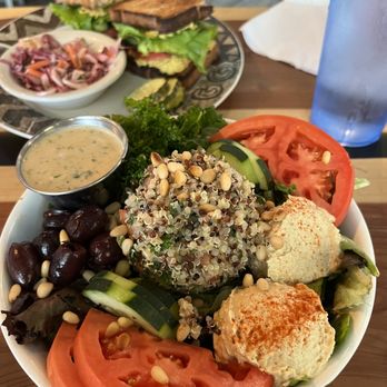 Bouldin Creek Cafe - Greek quinoa bowl ($11.50) - Vegetarian Near Me - Austin, Texas