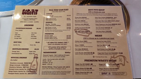 Menu photo 2 Go Go Pot Hillsboro, OR Menu photo 2 Go Go Pot Hillsboro, OR