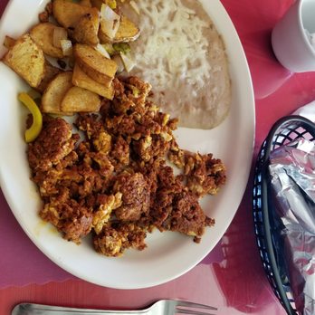 Los Rancheros Mexican Restaurant - Chorizo breakfast time! Yum! - Mexican Near Me - Clovis, California Los Rancheros Mexican Restaurant - Chorizo breakfast time! Yum! - Mexican Near Me - Clovis, California