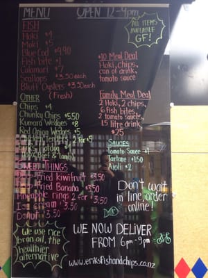 Menu photo 4 Erik's Fish & Chips Queenstown, OTA Menu photo 4 Erik's Fish & Chips Queenstown, OTA