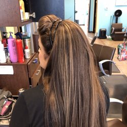 Urban Styles Salon and Spa - Highlights w foils, and a few low lights pulled through by Tracy G
