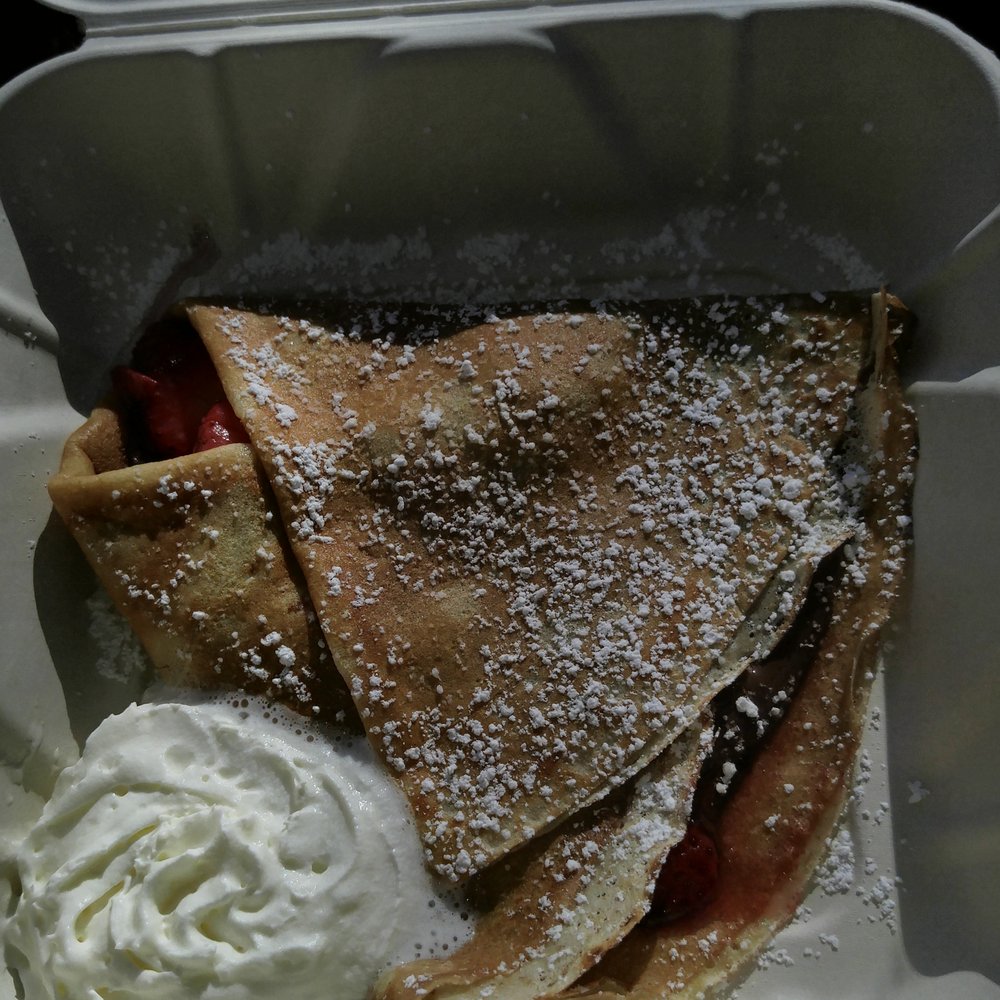 Seven Suns Coffee & Tea - To go nutella banana strawberry crepe - Coffee & Tea Near Me - Wolfeboro, New Hampshire