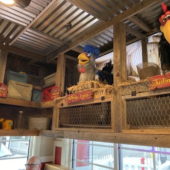 Frizzle Chicken Cafe - The chickens sing but not often enough. Fun - Breakfast & Brunch Near Me - Pigeon Forge, Tennessee
