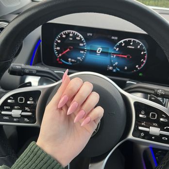 Ohana Nails & Spa - Acrylic sheer pink - Nail Salons Near Me - El Cajon, California