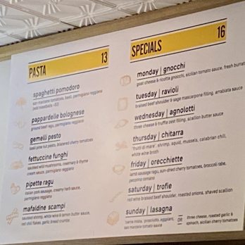 Forma Pasta Factory - Menu - Pasta Shops Near Me - Brooklyn, New York Forma Pasta Factory - Menu - Pasta Shops Near Me - Brooklyn, New York