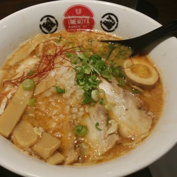 Umenoya - Spicy miso chashu ramen. Great broth and noodles with texture and the kid gave me extra bamboo shoots. - Ramen Near Me - Torrance, California Umenoya - Spicy miso chashu ramen. Great broth and noodles with texture and the kid gave me extra bamboo shoots. - Ramen Near Me - Torrance, California