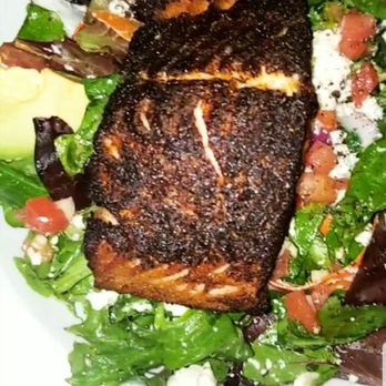 Allegro - Blackened Salmone salad - Italian Near Me - Upland, California Allegro - Blackened Salmone salad - Italian Near Me - Upland, California