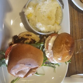 FolkArt - Crab cake sliders with grits - American Near Me - Decatur, Georgia