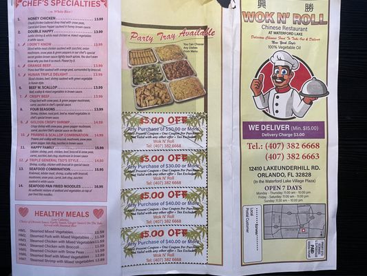 Menu photo 2 Wok & Roll Orlando, FL Menu photo 2 Wok & Roll Orlando, FL