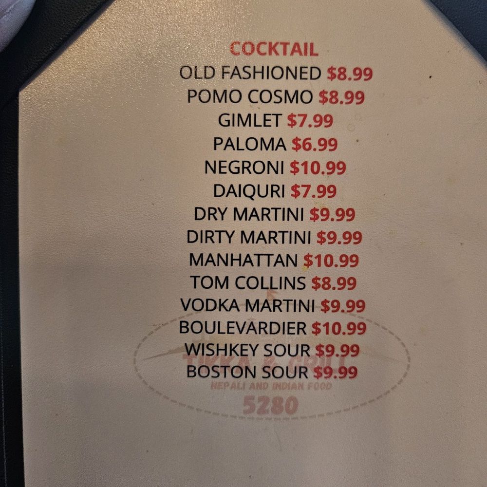 Tikka & Grill, Nepali and Indian Food - Cocktails - Indian Near Me - Denver, Colorado Tikka & Grill, Nepali and Indian Food - Cocktails - Indian Near Me - Denver, Colorado