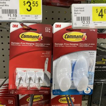 Dollar General - a display of command adhesives - Discount Store Near Me - North Providence, Rhode Island