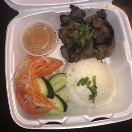 Grilled Sliced Pork Broken Rice Grilled Sliced Pork Broken Rice