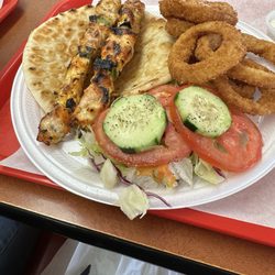 Chicken Kebob Platter
