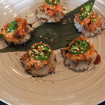 Sushi Rock - Spicy tuna rice cake! Delicious! - Japanese Near Me - Dallas, Texas