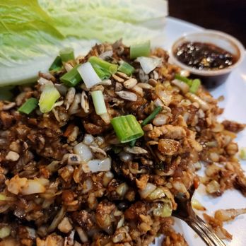Lucki Thai - Larb gai lettuce wraps - Thai Near Me - Las Vegas, Nevada