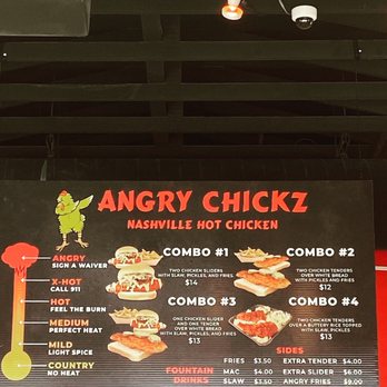 Angry Chickz - Menu - Chicken Shop Near Me - Las Vegas, Nevada Angry Chickz - Menu - Chicken Shop Near Me - Las Vegas, Nevada